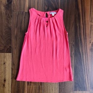 Banana Republic Coral Tank Top Blouse LAST CHANCE! Get it before I donate!